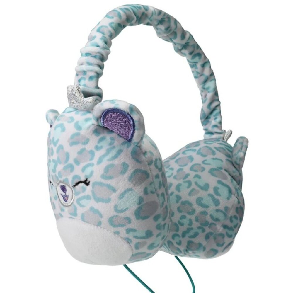 Squishmallows Hera Cheetah Plush Lightweight Wired Headphone New in Box SOLD OUT - Picture 2 of 14